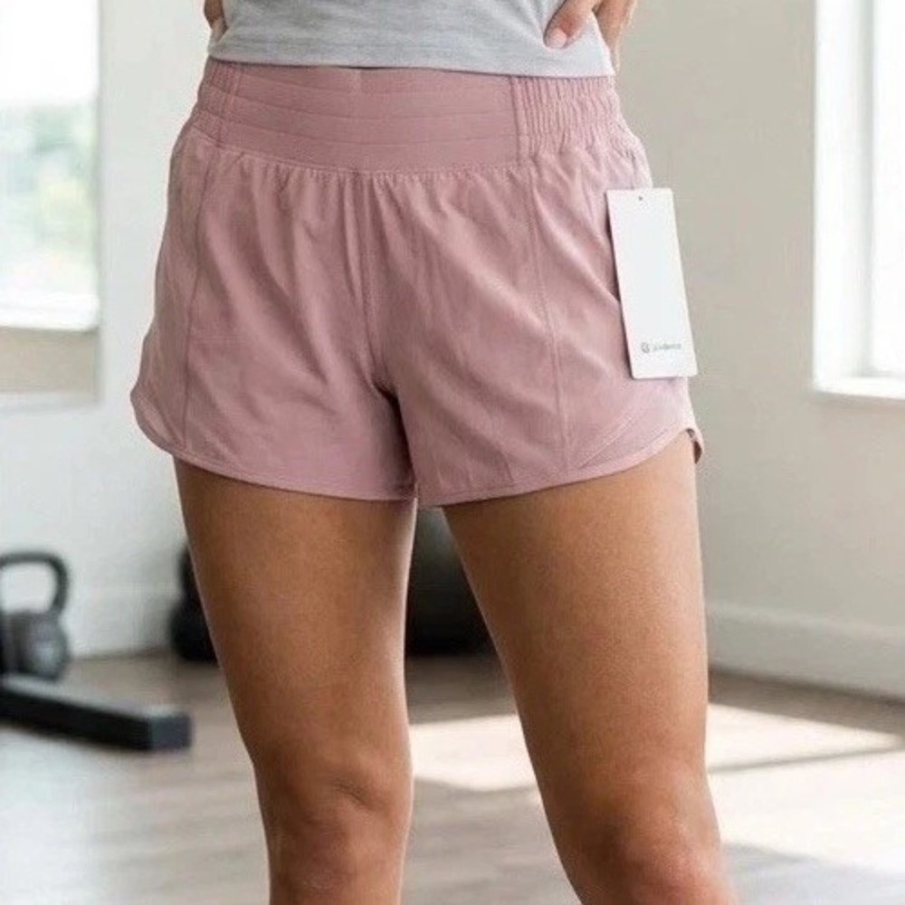 Lululemon Hotty Hot HR Pink Athletic Shorts Women's Lined Quick Dry Sports
